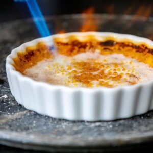 Crème brulée au foie gras